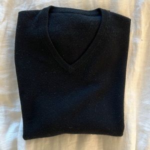 Polo black cashmere sweater